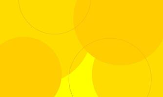 abstract yellow circle background vector