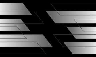 abstract black and white parallel rectangles background vector