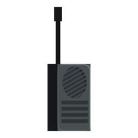 Portable radio device transmitting signals using wireless technology vector