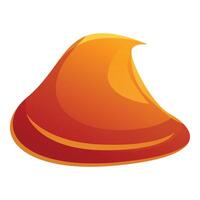 Flowing caramel sauce dripping down creating a sweet background vector