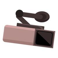 Security camera providing surveillance and monitoring vector