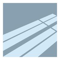 Sunlight shining through window blinds creating abstract geometric shapes vector