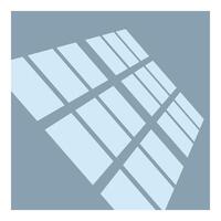 Abstract geometric pattern forming three dimensional space vector