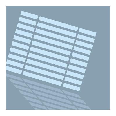 Sunlight shining through window blinds casting shadows on wall
