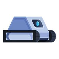 Surveillance robot patrolling using artificial intelligence vector