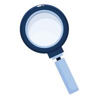 Magnifying glass exploring searching for finding examining vector