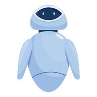 Modern chatbot standing with arms at its sides vector