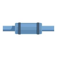 Car exhaust pipe reducing pollution from combustion engine vector
