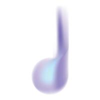 Abstract purple gradient forming a curved shape vector
