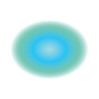 Abstract blue and green gradient creating a blurry oval shape background vector