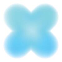 Abstract blue gradient background blending together creating smooth transition of color vector