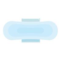 Sanitary pad lying on white background vector