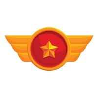 Prestigious emblem symbolizing excellence and accomplishment vector