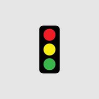 Traffic lights icon vector