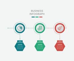 Free illustration infographics number options template design with hexagons 3 steps. Can be used for workflow layout, diagram, brochure, business step or presentation, web design. vector