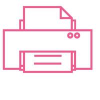 Office Icon Set Printer vector