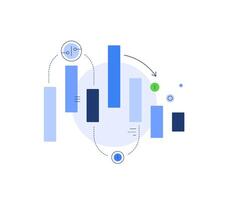 Data science and big data, Analysis,Infographic element,Digital data processing vector