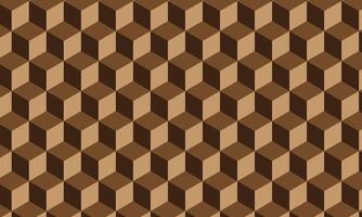simple abstract brown color geometric square cube box pattern the pattern of the squares of brown vector