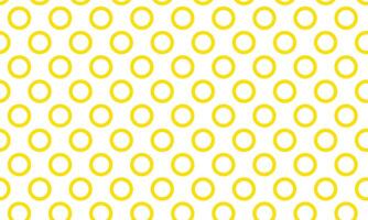 simple abstract yellow circle stroke round pattern yellow circles on a white background vector