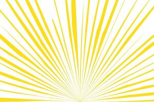 simple abstract yellow color creative geometric rendom vertical sunbrust thin line pattern yellow and white background vector