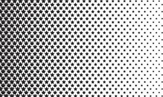 simple abstract black color geometric small star halftone blend pattern a black and white background with a pattern of stars vector