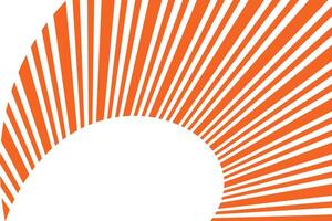 simple abstract orange color creative geometric monocrome pattern an orange background with a circle and a white circle in the middle vector