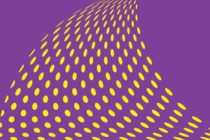 simple abstract yellow color creative geometric polka dot line pattern vector
