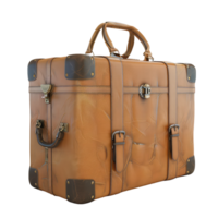 suitcase for travel isolated on transparent background png