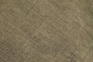 Natural linen material textile canvas Fabric texture background Close-up detail of fabric natural color Hemp material pattern design wallpaper. can be used as background or for graphic design photo