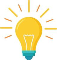 Light Bulb Icon vector