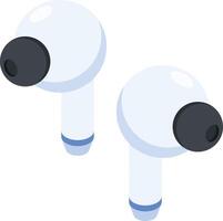 Isometric Wireless Earbuds Icon vector