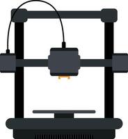 3D Printer Flat Icon vector