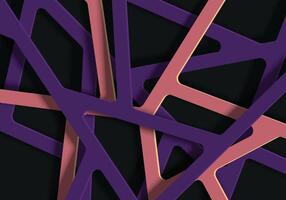 Technology line overlapping with shadows. vector