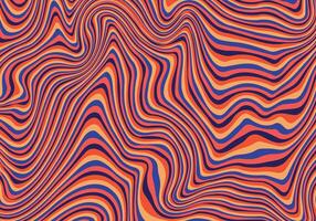 Abstract psychedelic groovy background. . vector
