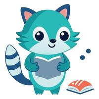 Fisher Cat learns kawaii vector