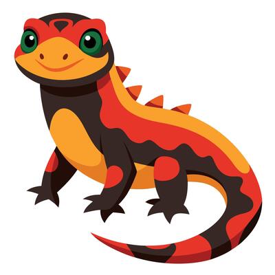 Galapagos Lava Lizard goes kawaii