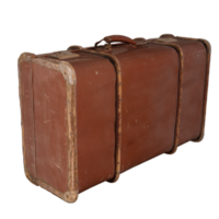 old suitcase on a transparent background png