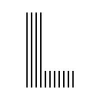 Letter L Initial Monogram Logo Icon Geometric Vertical Stripe Lines vector