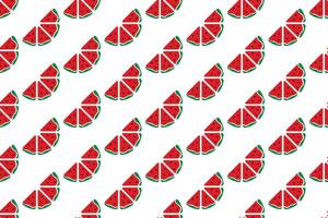 Abstract seamless pattern background of watermelon vector