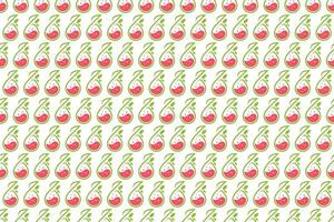 Abstract guava fruit seamless pattern background vector