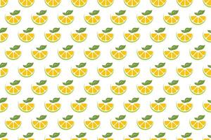 Abstract lemon fruit seamless pattern background vector