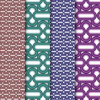 Abstract organic pattern design background vector