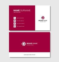 Creative business card layout design. Modern business card template vector