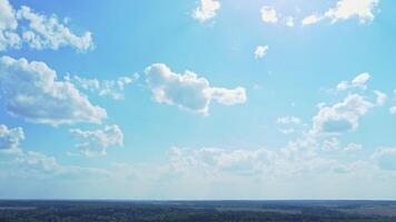 Blue sky with clouds during the day video