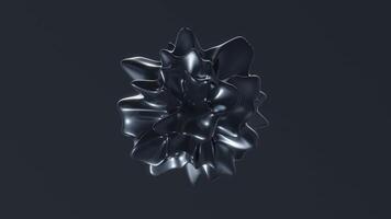 Abstract 3d shape motion background, seamless loop, 3d rendering video