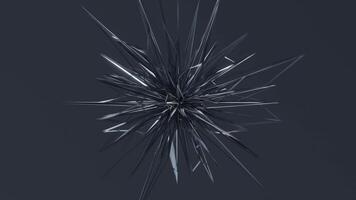 Abstract 3d shape motion background, seamless loop, 3d rendering video