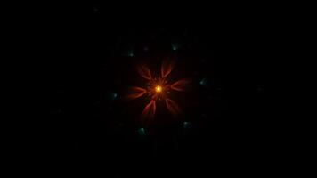 Futuristic VJ scene with vivid and psychedelic patterns. video