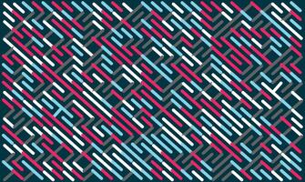 a square pattern with red, blue and white lines vector