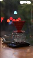 Making coffee with V60 filter video
