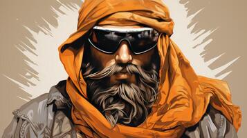 Nomad Bandana on a white background photo